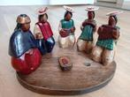 Handgemaakte kerststal figuren uit Ecuador (wereldwinkel), Zo goed als nieuw, Ophalen