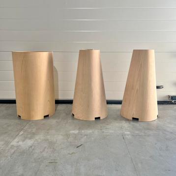 Eettafel tafelpoot kolomvoet rond cilinder conisch beuken beschikbaar voor biedingen