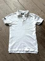 Superdry polo, poloshirt maat S, wit, weinig gedragen, Wit, Ophalen of Verzenden, Gedragen, Maat 46 (S) of kleiner