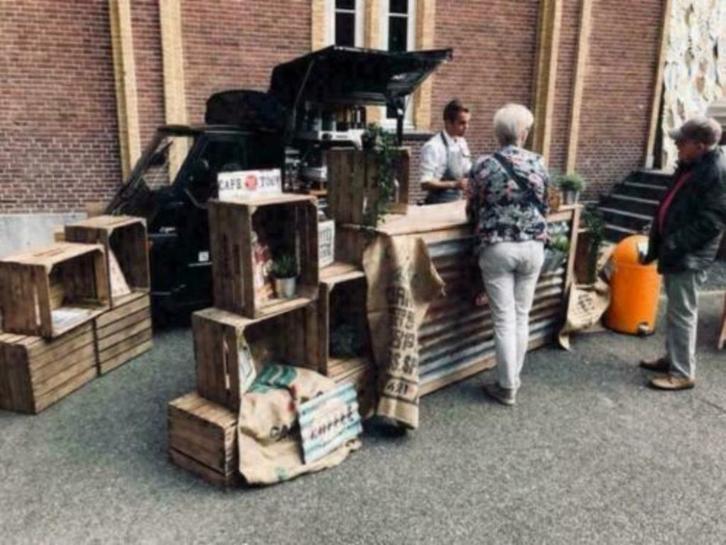 Grote mooie veilingkisten , Fruitkisten ,Appelkist met tekst, Huis en Inrichting, Woonaccessoires | Overige, Gebruikt, Ophalen of Verzenden