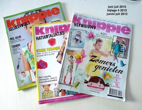 knippie juni juli 2015 / bijlage 4 2015 / juni juli 2012, Hobby en Vrije tijd, Kledingpatronen, Zo goed als nieuw, Overige typen