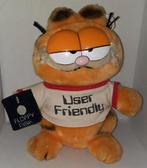 Vintage Garfield met Floppy Disk knuffel uit 1981 + kaartje, Verzamelen, Stripfiguren, Garfield, Gebruikt, Ophalen of Verzenden