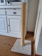 Witte/beige/crème krabpaal voor katten & kittens, hoogte90cm, Dieren en Toebehoren, Ophalen