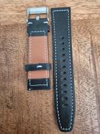 Horlogeband leer 20 mm, Overige merken, Overige materialen, Leer, Polshorloge