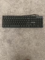 Gaming keyboard, Computers en Software, Gaming toetsenbord, Zo goed als nieuw, Qwerty, Bedraad