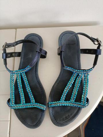 Turquoise bling-bling sandaaltjes Les Tropeziennes maat 39 beschikbaar voor biedingen