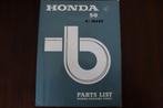 Honda C310 1967 parts list C 310, Fietsen en Brommers, Handleidingen en Instructieboekjes, Gebruikt, Ophalen of Verzenden