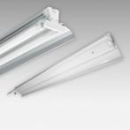 5x👈  TL trogarmatuur reflector wit incl. Lampen 2x 58w 👌, Ophalen, Zo goed als nieuw