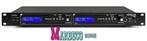 Mediaspeler, Twin mediaplayer, USB, SD, Bluetooth, 19 inch, Audio, Tv en Foto, Mediaspelers, Vonyx, Nieuw, Zonder harde schijf