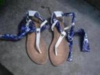 GRATIS VERZENDEN NIEUWE LEREN WITTE BOHOO IBIZA SANDALEN 36, Verzenden, Wit, Nieuw, Sandalen of Muiltjes
