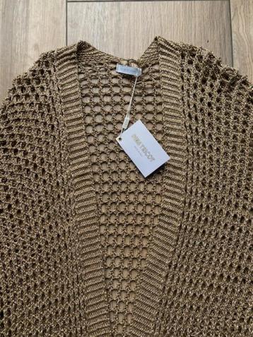 Made in Italy Vest Goud/Lurex Nieuw beschikbaar voor biedingen