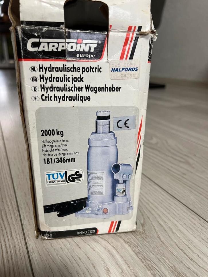 Hydraulische Potkrik - 2000 kg, Auto diversen, Krikken, Gebruikt, Potkrik, Hydraulisch, Ophalen