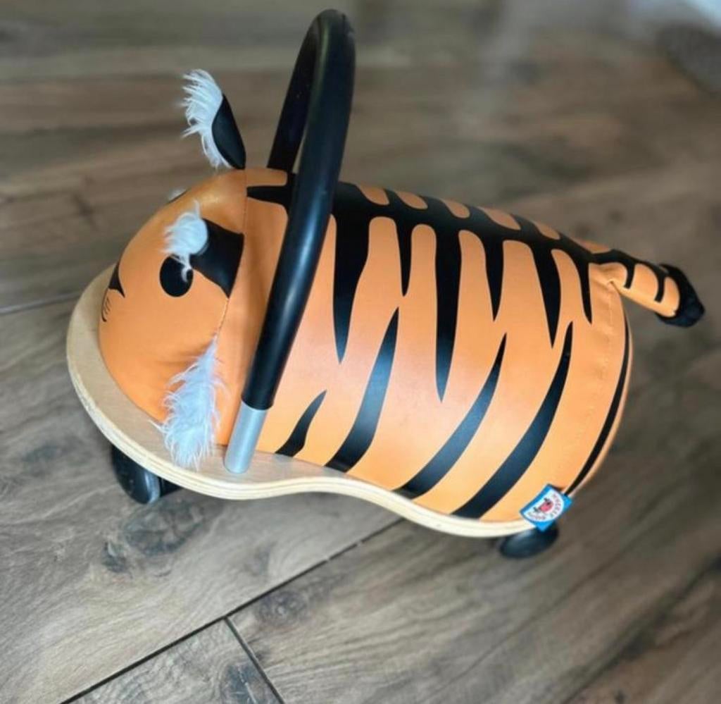 Wheelybug tijger, Kinderen en Baby's, Speelgoed | Hobbelfiguren, Zo goed als nieuw, Ophalen of Verzenden