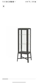 Ikea vitrine kast, Huis en Inrichting, Kasten | Vitrinekasten, Ophalen, 50 tot 100 cm, Zo goed als nieuw, 150 tot 200 cm