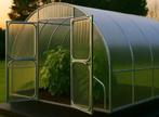 Kweekkas, Tunnelkas, PROFI ZEUS 4x4m-6 mm polycarbonaat, Staal, Polycarbonaat, Verzenden, Kweekkas