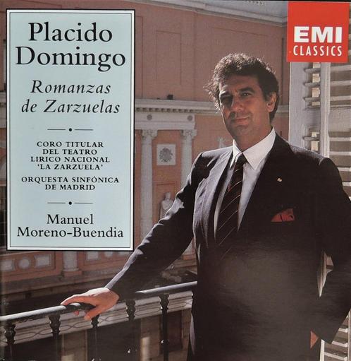 Placido Domingo - Romanzas de Zarzuelas - EMI - 1988 - DDD, Cd's en Dvd's, Cd's | Klassiek, Zo goed als nieuw, Vocaal, Verzenden