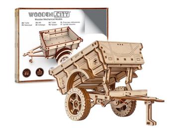 3D Houten Puzzel  Trailer for 4x4 Car - DIY Wood Builds  beschikbaar voor biedingen