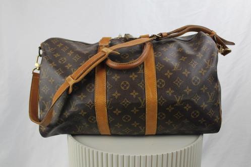 Louis Vuitton Keepall 45 Bandouliere - 457, Sieraden, Tassen en Uiterlijk, Tassen | Reistassen en Weekendtassen, Gebruikt, Bruin