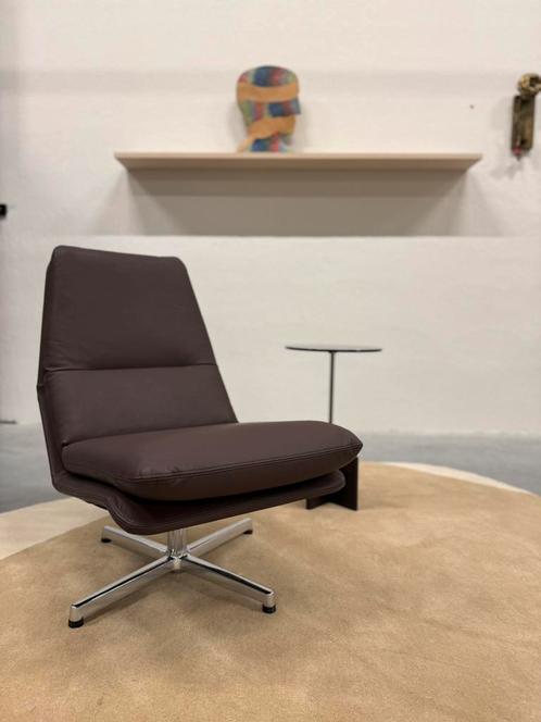 Nieuw Gelderland 400 Fauteuil bruin leer Design draai stoel, Huis en Inrichting, Fauteuils, Nieuw, Leer, 75 tot 100 cm, Ophalen of Verzenden