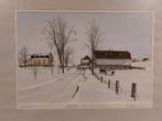 2x ingekleurde gravure Alain Couture Quebec, Ophalen of Verzenden