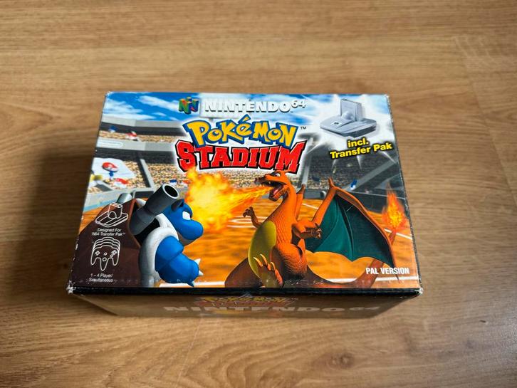 Pokémon Stadium N64 Compleet in Doos, Spelcomputers en Games, Games | Nintendo 64, Gebruikt, Strategie en Constructie, 1 speler