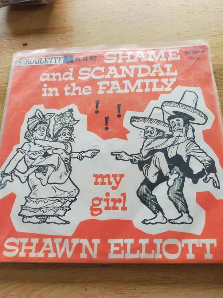 Shawn Elliott , shane and scandal in the family, Cd's en Dvd's, Vinyl Singles, Zo goed als nieuw, Pop, Ophalen of Verzenden