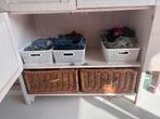 Broacante stijl kast wit mandjes kinderkamer meisje, Ophalen of Verzenden, Zo goed als nieuw