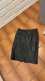 Zwart leren rok maat 40 purdey., Ophalen of Verzenden, Zo goed als nieuw, Maat 38/40 (M), Zwart