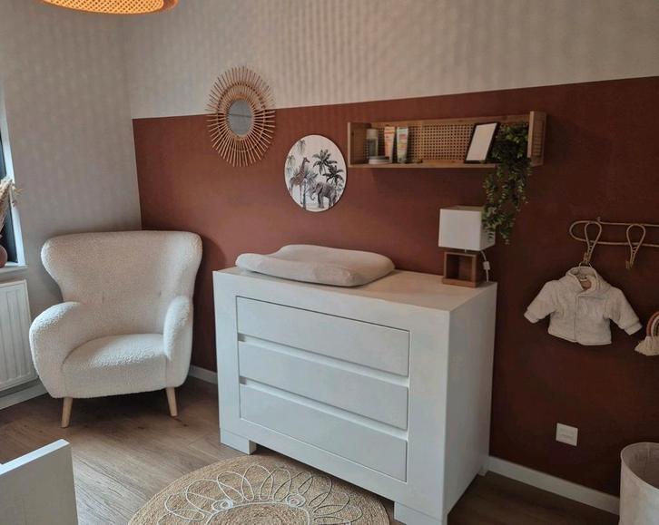 Complete babykamer Interbaby Miami, Kinderen en Baby's, Kinderkamer | Complete kinderkamers, Zo goed als nieuw, Jongetje of Meisje