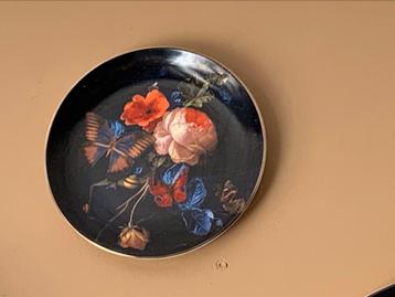Heinen Delfts Blauw wandbord 20 cm beschikbaar voor biedingen