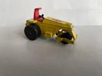 model Rod Road Roller asfaltwals, geel, Matchbox, 1/50, Ophalen of Verzenden, Gebruikt, Hijskraan, Tractor of Landbouw, Matchbox