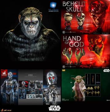 Diverse Hot Toys, InArt, Sideshow, Prime 1 beschikbaar voor biedingen