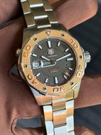 Tag Heuer Aquaracer 43mm Steel/18K Rose (WAJ2150) Mint!, Staal, Gebruikt, Staal, Polshorloge