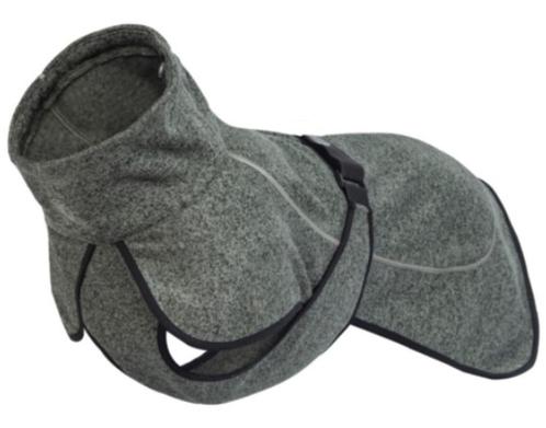 Warme Fleece Hondenjas COMFY | Groen/Grijs | 50% Goedkoper!, Dieren en Toebehoren, Hondenkleding, Nieuw, Hondenjas, Verzenden