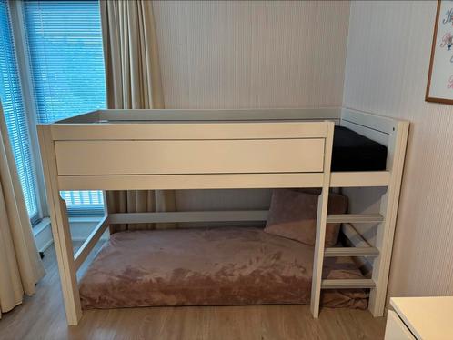 Lifetime Halfhoogslaper wit, Kinderen en Baby's, Kinderkamer | Stapelbedden en Hoogslapers, Zo goed als nieuw, Halfhoogslaper