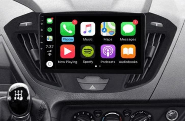 ford transit navigatie bouwjaar 2015 carplay android 14 usb, Auto diversen, Autoradio's, Nieuw, Ophalen of Verzenden