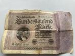 100.000 Mark, Postzegels en Munten, Ophalen of Verzenden, Bankbiljetten