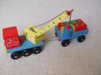 Takelwagen + aanhanger met blokken.  houten speelgoed, Kinderen en Baby's, Speelgoed | Houten speelgoed, Nieuw, Ophalen of Verzenden