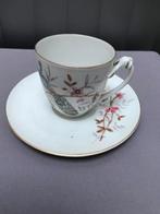Kopje en schotel. Mosa decor., Ophalen