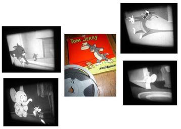 8mm film Tom & Jerry - Jumbo het Olifantje - 60m - zw/w -  beschikbaar voor biedingen