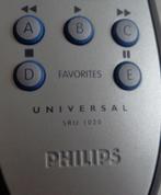 PHILIPS SRU1020 TV DVD universele afstandsbediening UNIVERSA, Audio, Tv en Foto, Afstandsbedieningen, Gebruikt, Ophalen of Verzenden