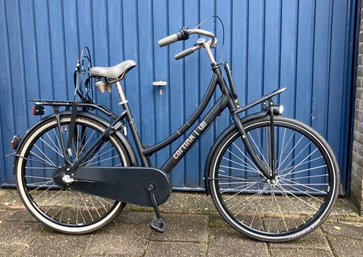 Cortina U4 transportfiets, Fietsen en Brommers, Fietsen | Meisjes, Gebruikt, 26 inch of meer, Versnellingen, Ophalen