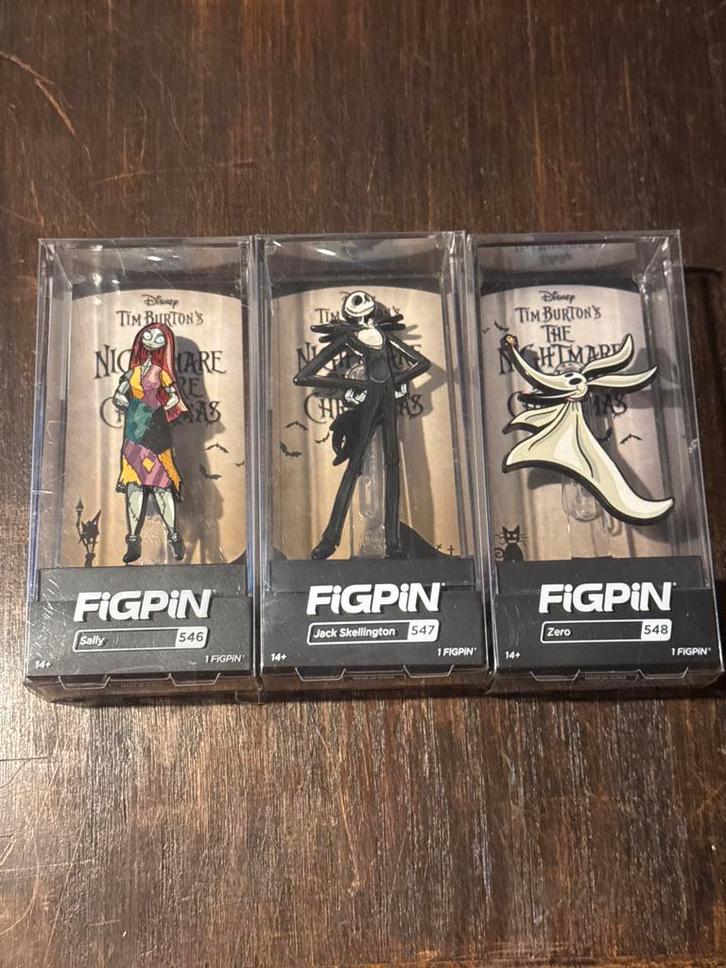 The Nightmare Before Christmas Figpins - Set van 3!, Verzamelen, Poppetjes en Figuurtjes, Nieuw, Ophalen of Verzenden
