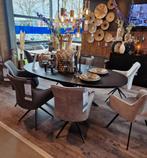 Eettafel mascaro van prontowonen, Huis en Inrichting, Tafels | Eettafels, Ophalen, 100 tot 150 cm, Vijf personen of meer, Ovaal