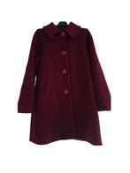 Vintage King Louie Betty Coat Bordeauxrood, Maat 38/40 (M), Ophalen of Verzenden, Zo goed als nieuw, King Louie
