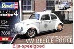 Modelbouw Revell 1:24 VW Beetle police 1968- 7666 modelauto, Hobby en Vrije tijd, Modelbouw | Auto's en Voertuigen, Nieuw, Revell