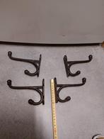 Oude antieke gietijzeren jashaken hoedhaken, Ophalen of Verzenden, Gebruikt, Metaal