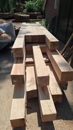 Eiken palen 20x20 en 25x25 – fijnbezaagd of geschaafd,l, Tuin en Terras, Palen, Balken en Planken, Ophalen, Nieuw, 250 cm of meer