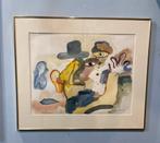 Martineau Anton , origineel uniek werk, Antiek en Kunst, Kunst | Schilderijen | Abstract, Ophalen of Verzenden