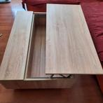 Salontafel(uitklapbaar), Huis en Inrichting, Tafels | Salontafels, 100 tot 150 cm, Zo goed als nieuw, Minder dan 50 cm, Rechthoekig